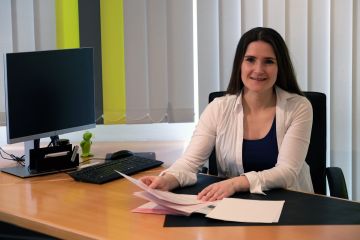 Sprechzimmer der Frauenarztpraxis Dr. Linda Henrich in Weinheim